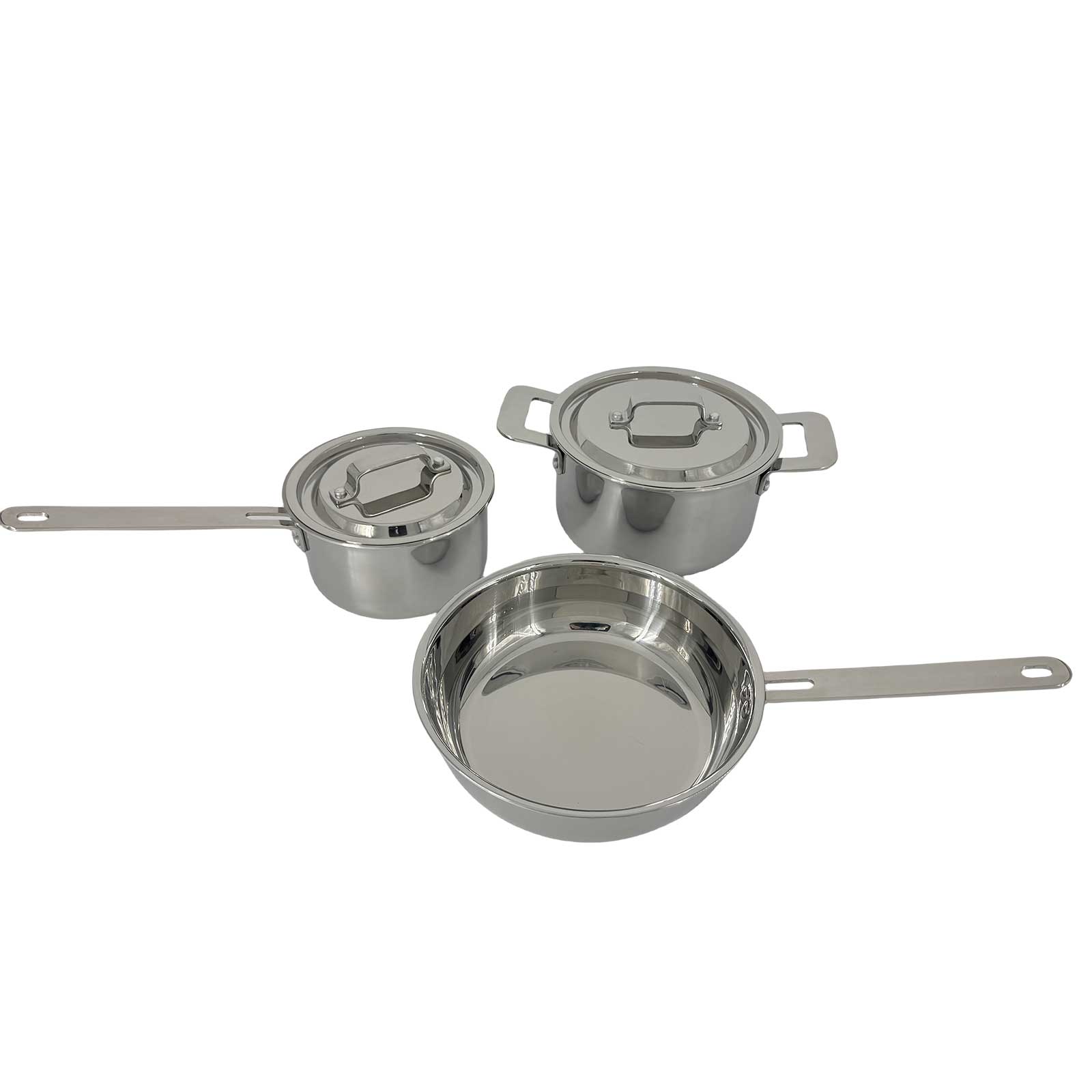 5PC Tri-Ply Stainless Cookware Set